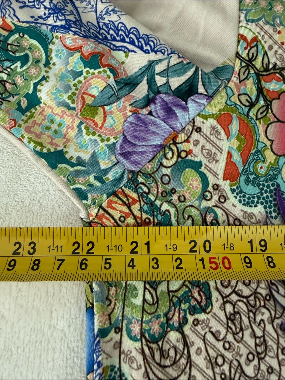 Johnny Was Bamboo Floral Colorful Long Sleeve Blouse Size Large E06 - Picture 3 of 6